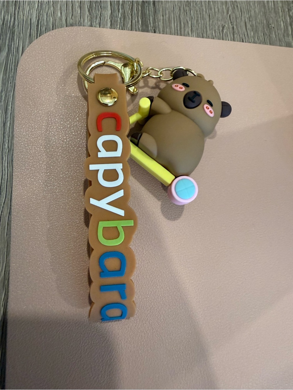 Capybara bag charm/key chain